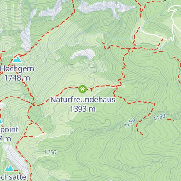 Map of Bischofsfellnalm
