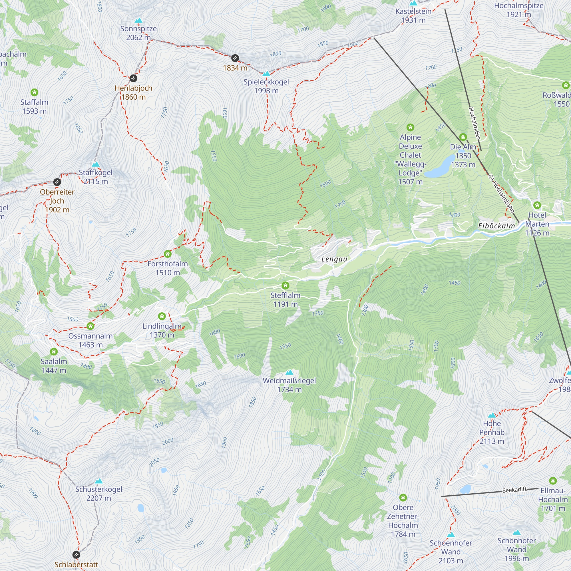 Stefflalm map