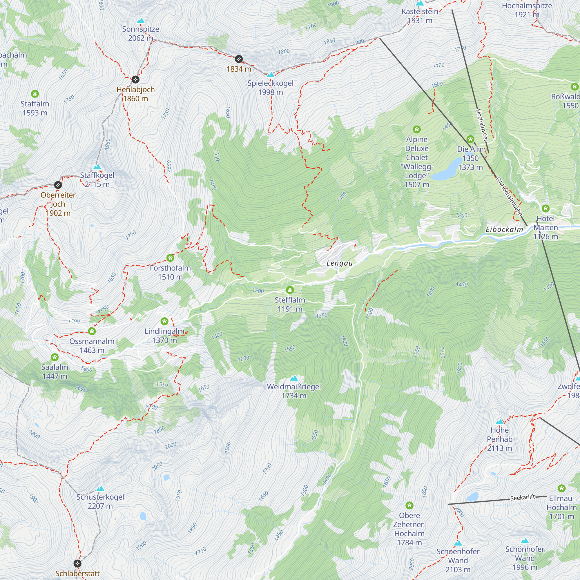 Stefflalm map