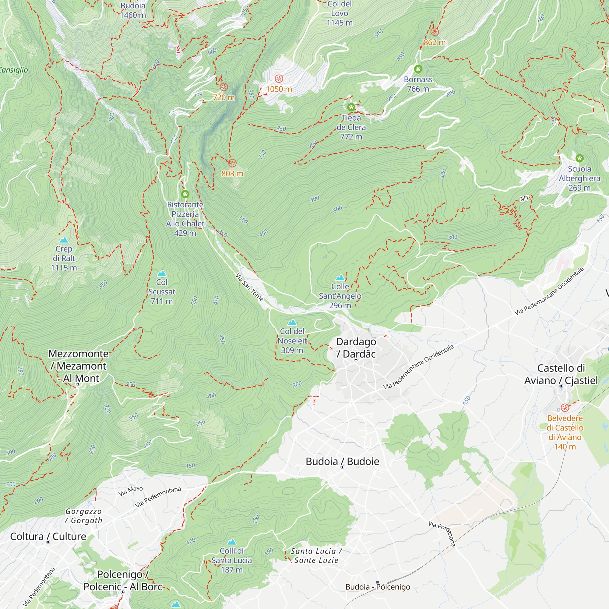 Mulino De Bronte map