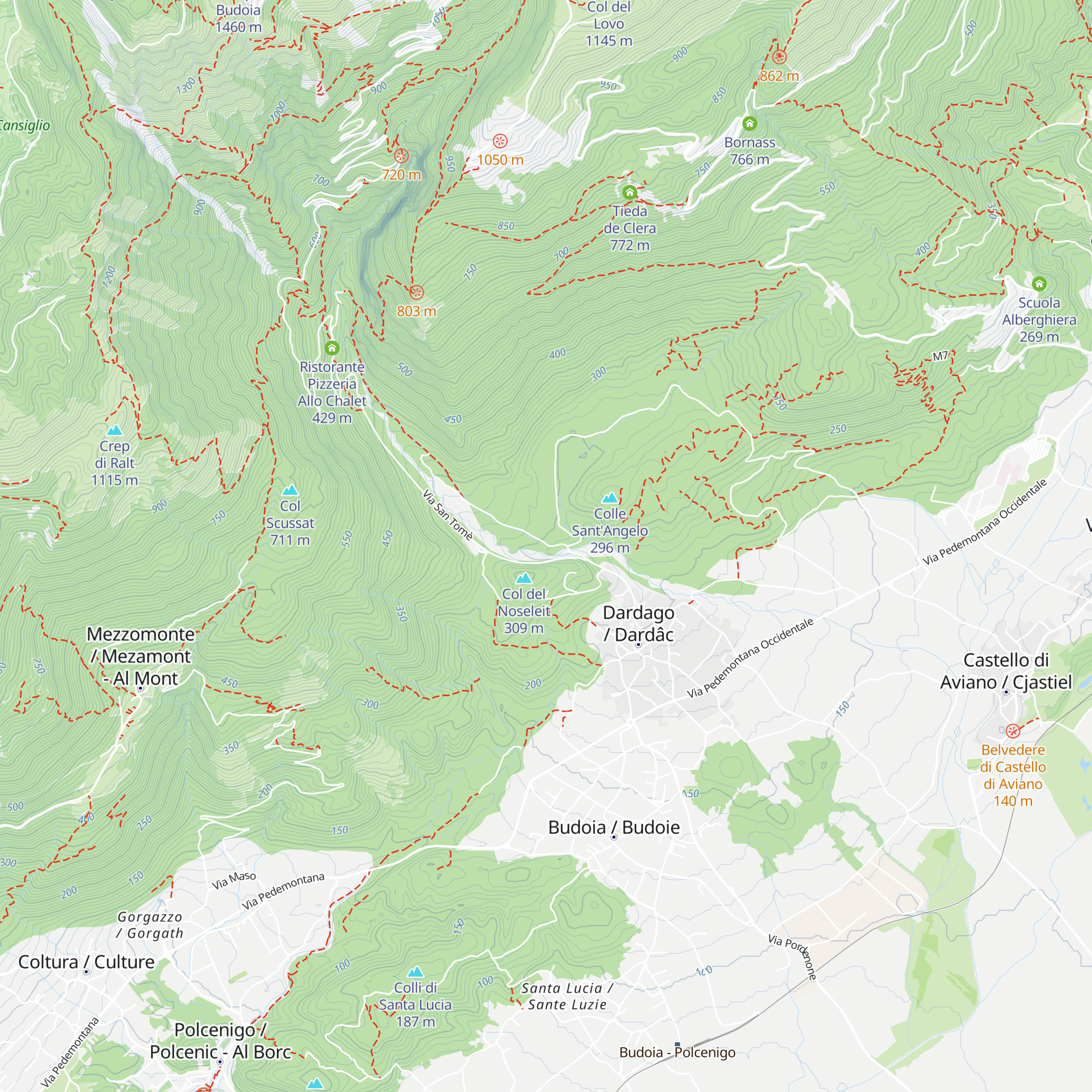 Mulino De Bronte map