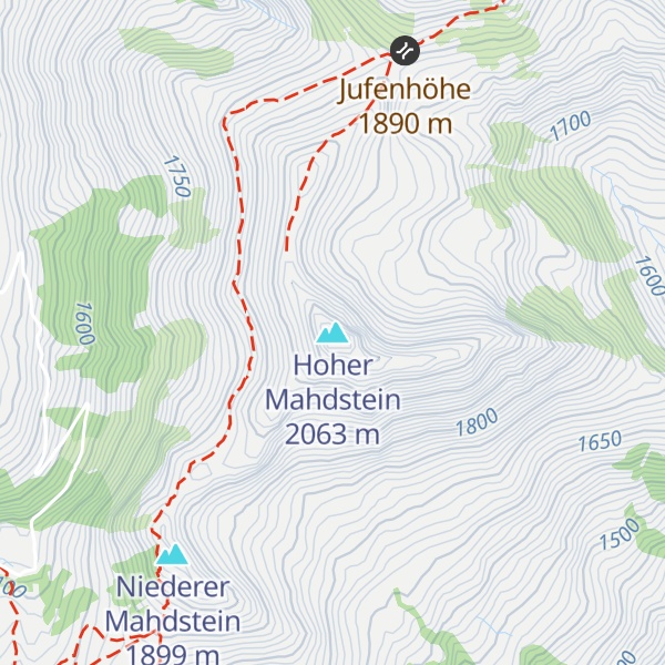 Map of Hoher Mahdstein