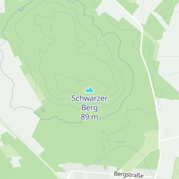 Map of Schwarzer Berg