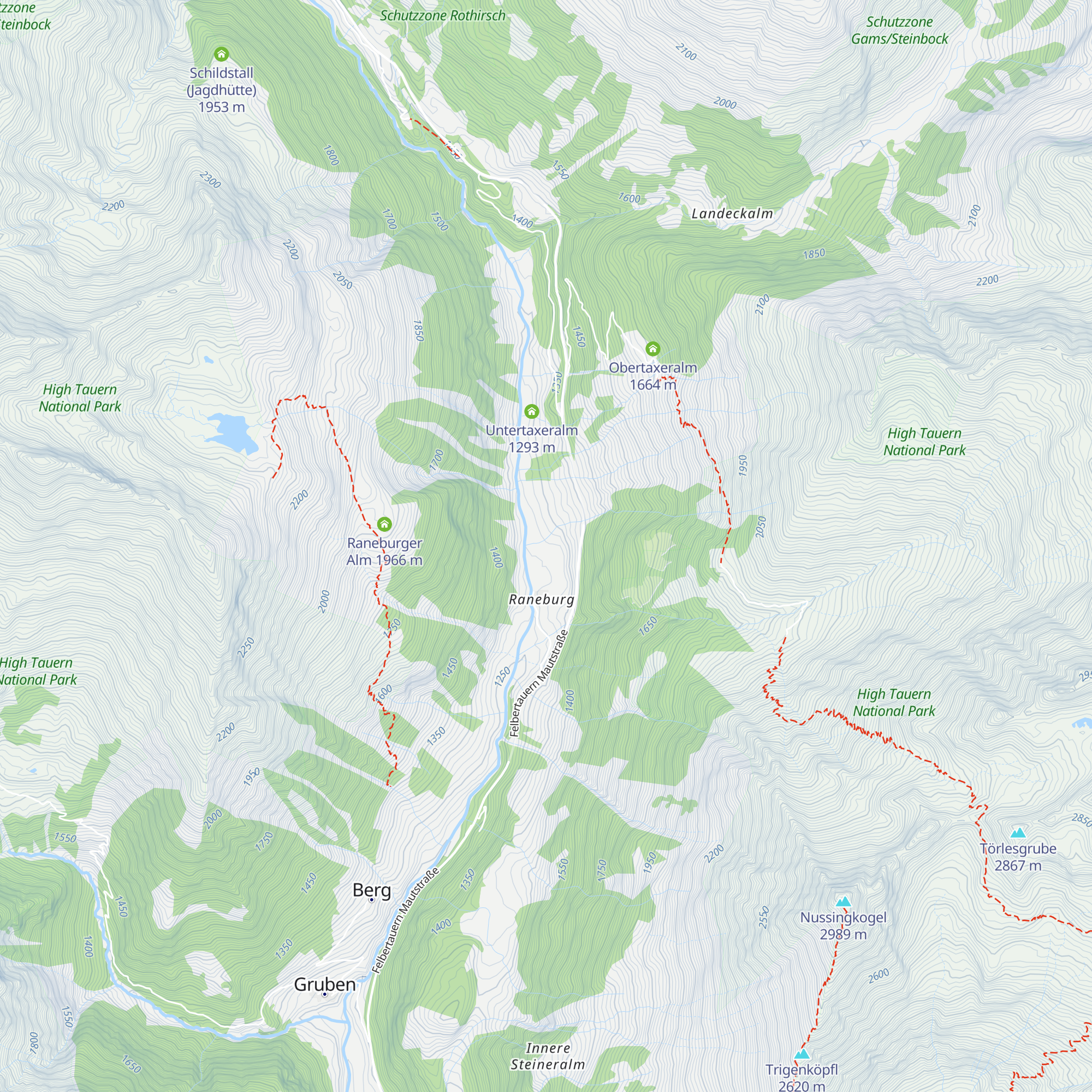 Jakoberalm map