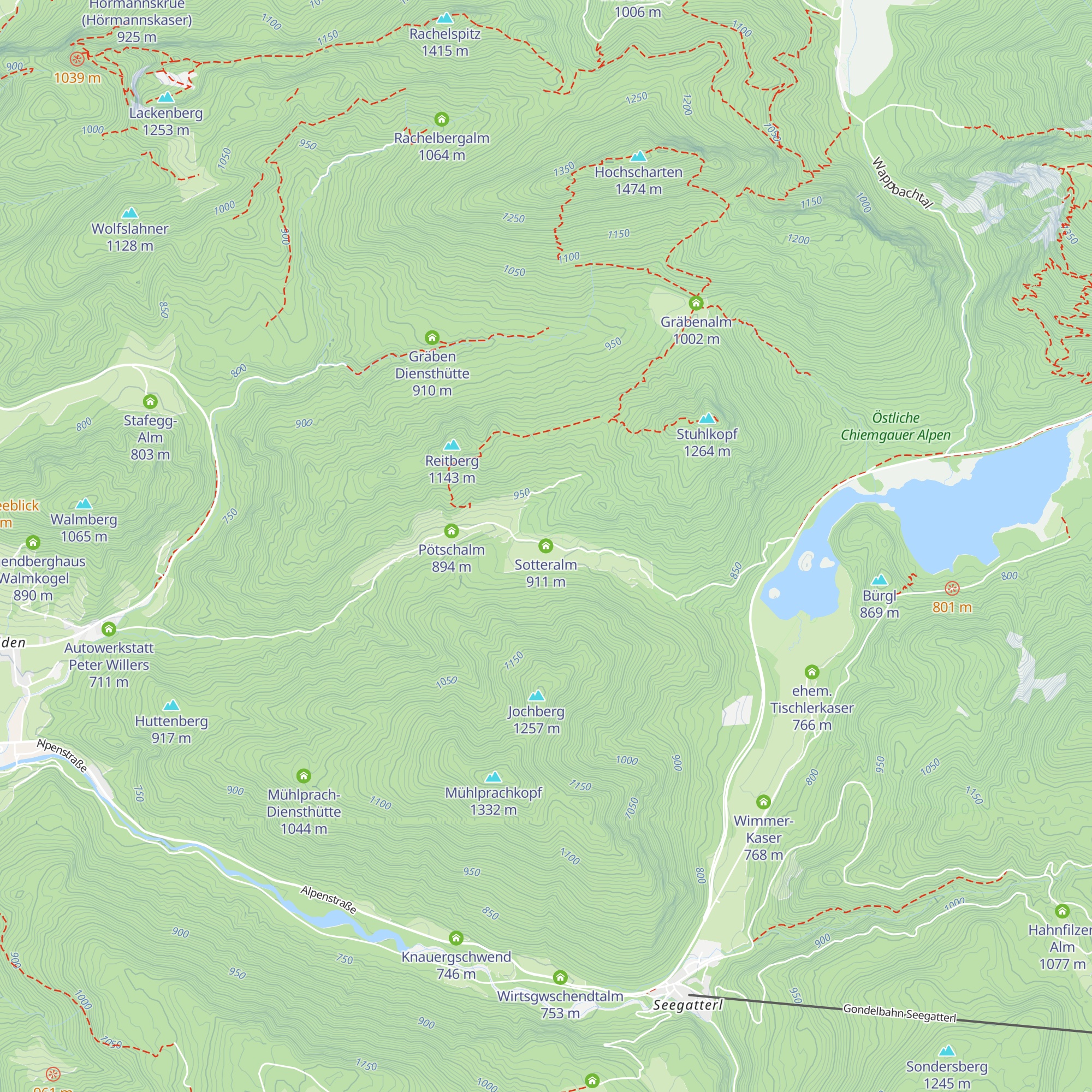 Sotteralm map