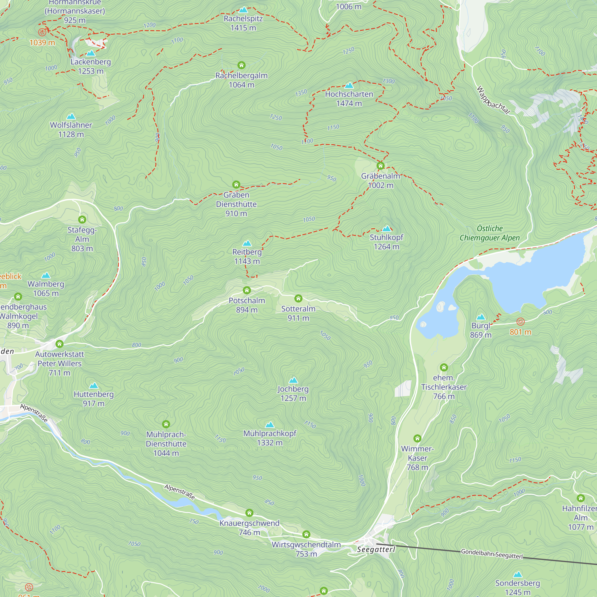 Sotteralm map