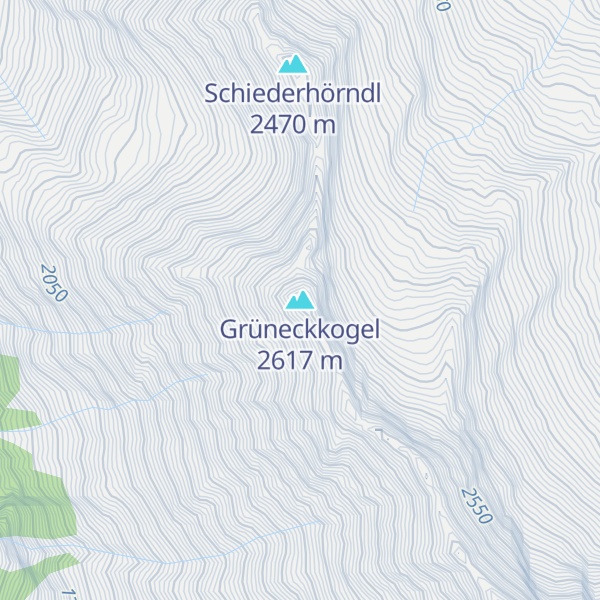 Map of Grüneckkogel