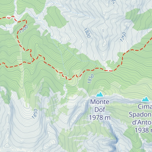 Map of Ricovero Casera Bregolina Piccola