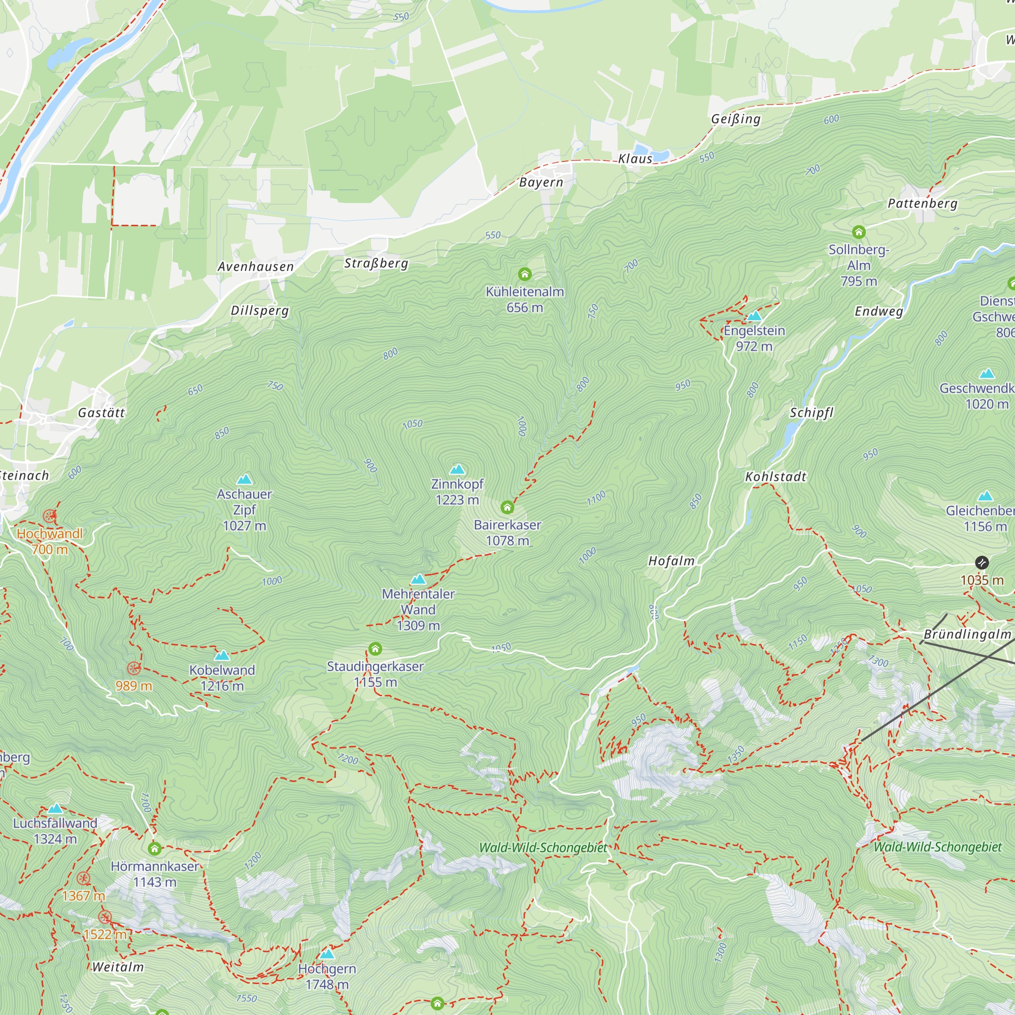 Bairerkaser map