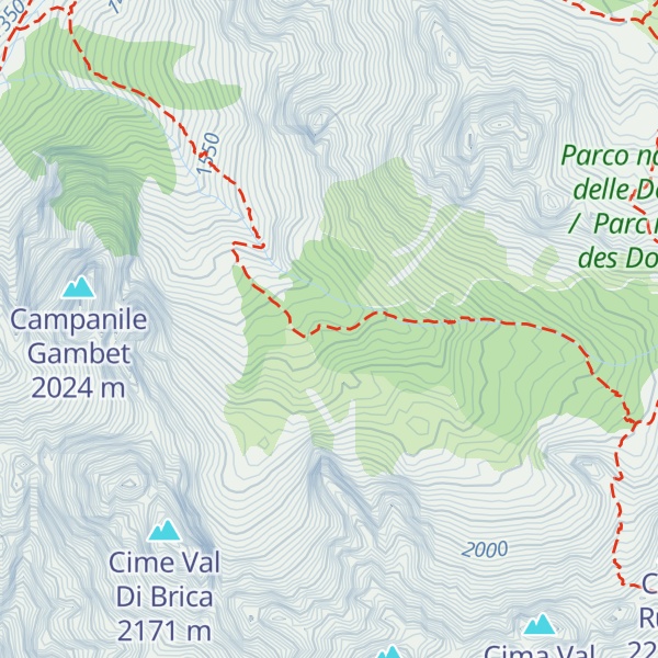 Map of Bivacco Cason di Brica
