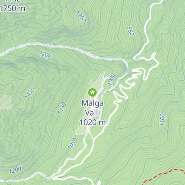 Map of Malga Valli