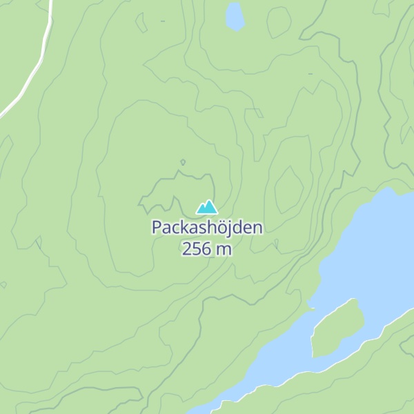 Map of Packashöjden