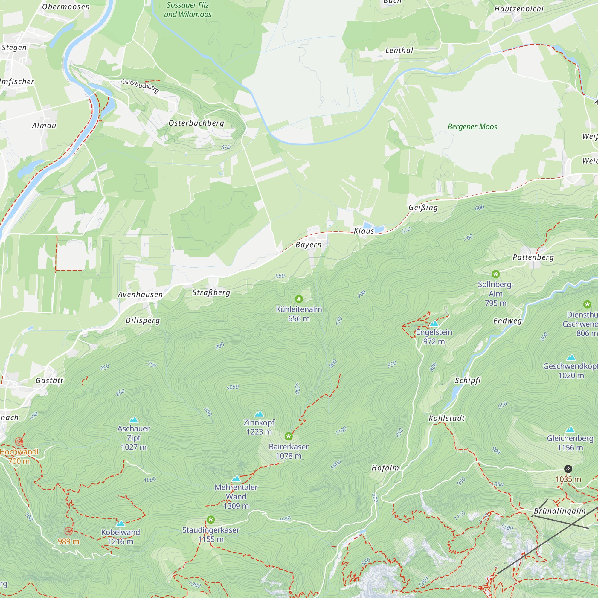 Kühleitenalm map