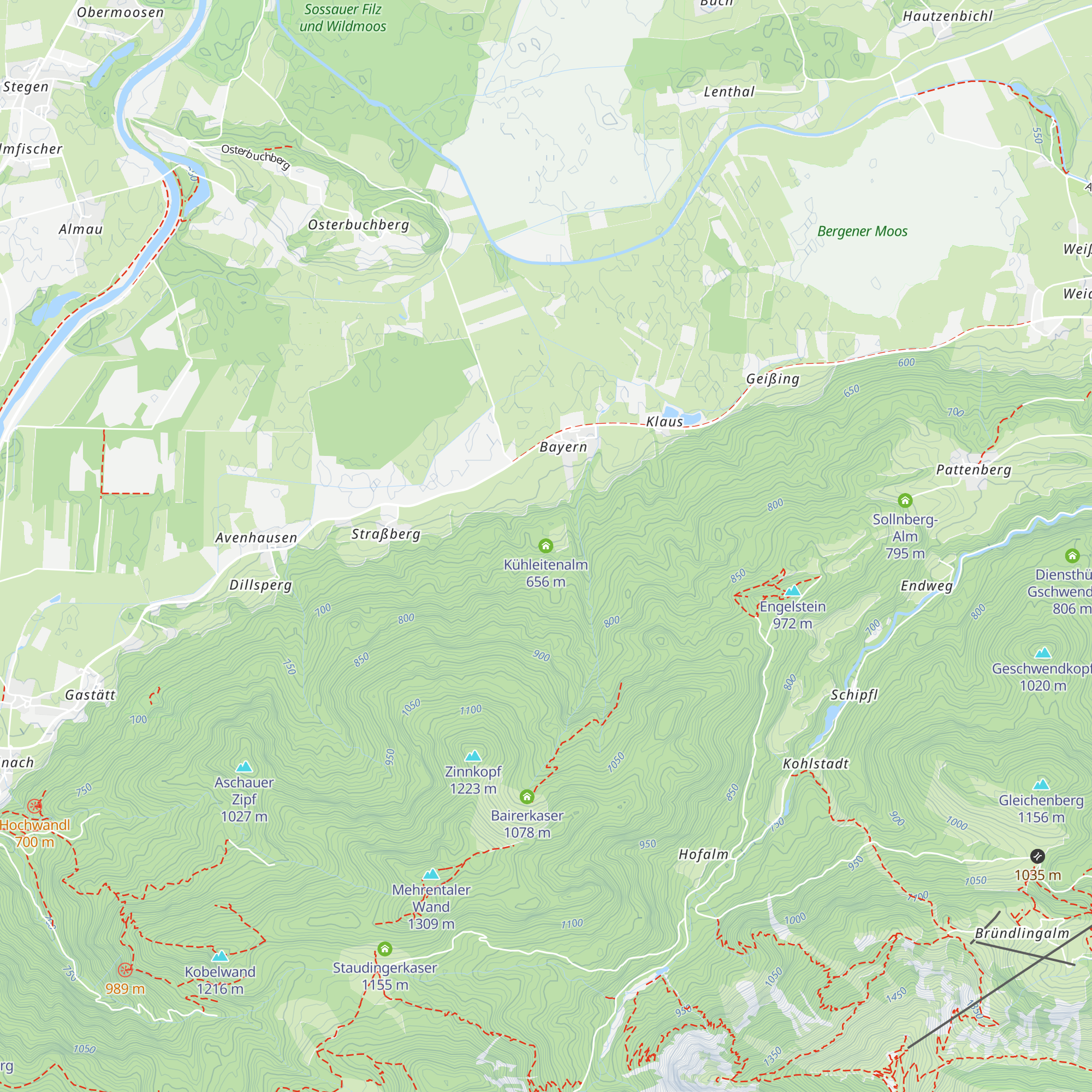 Kühleitenalm map