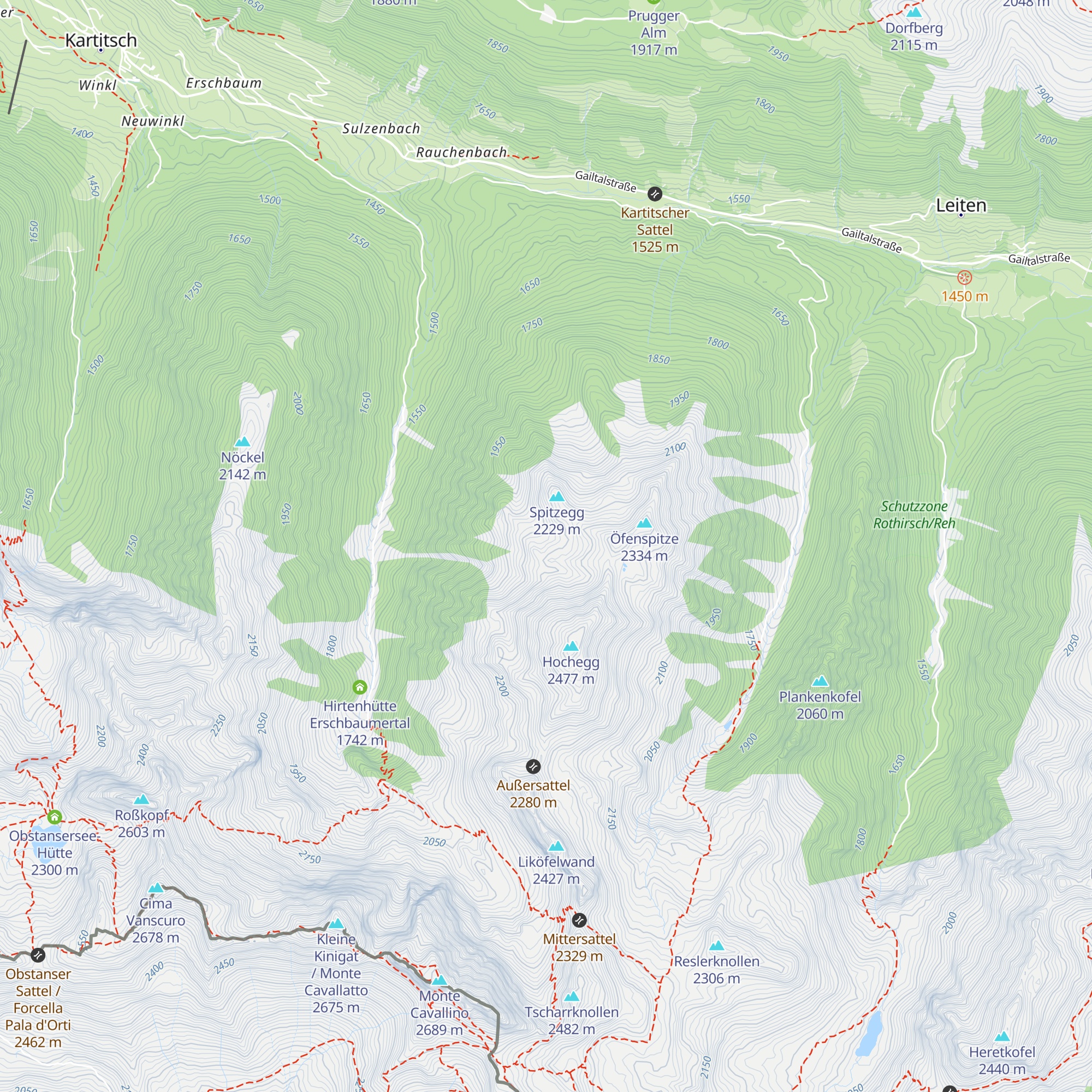 Lärchzirmerhütte map