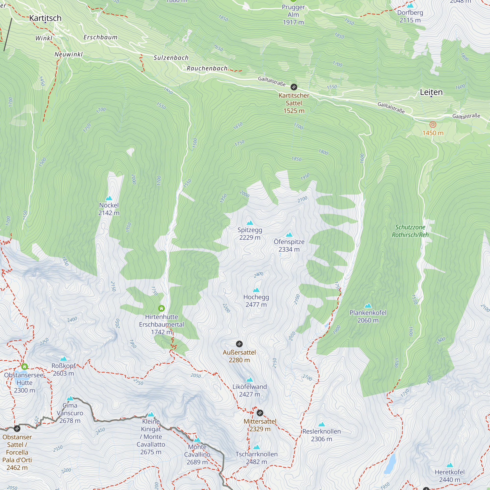 Lärchzirmerhütte map