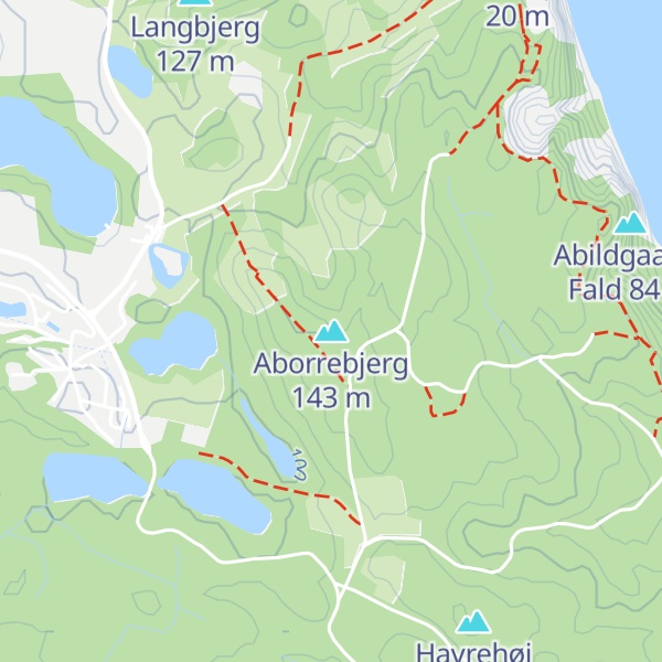 Map of Aborrebjerg