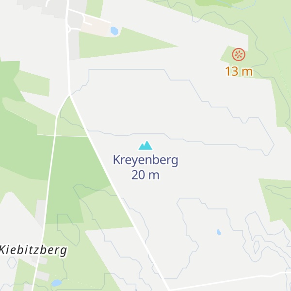 Map of Kreyenberg