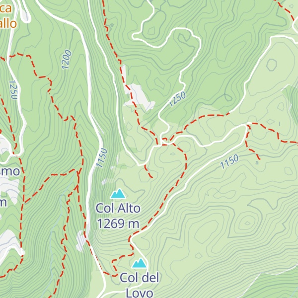 Map of Casera Collalt