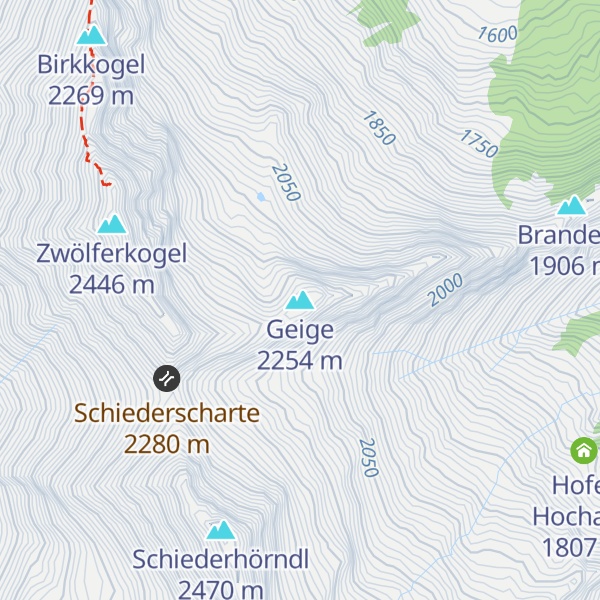 Map of Geige
