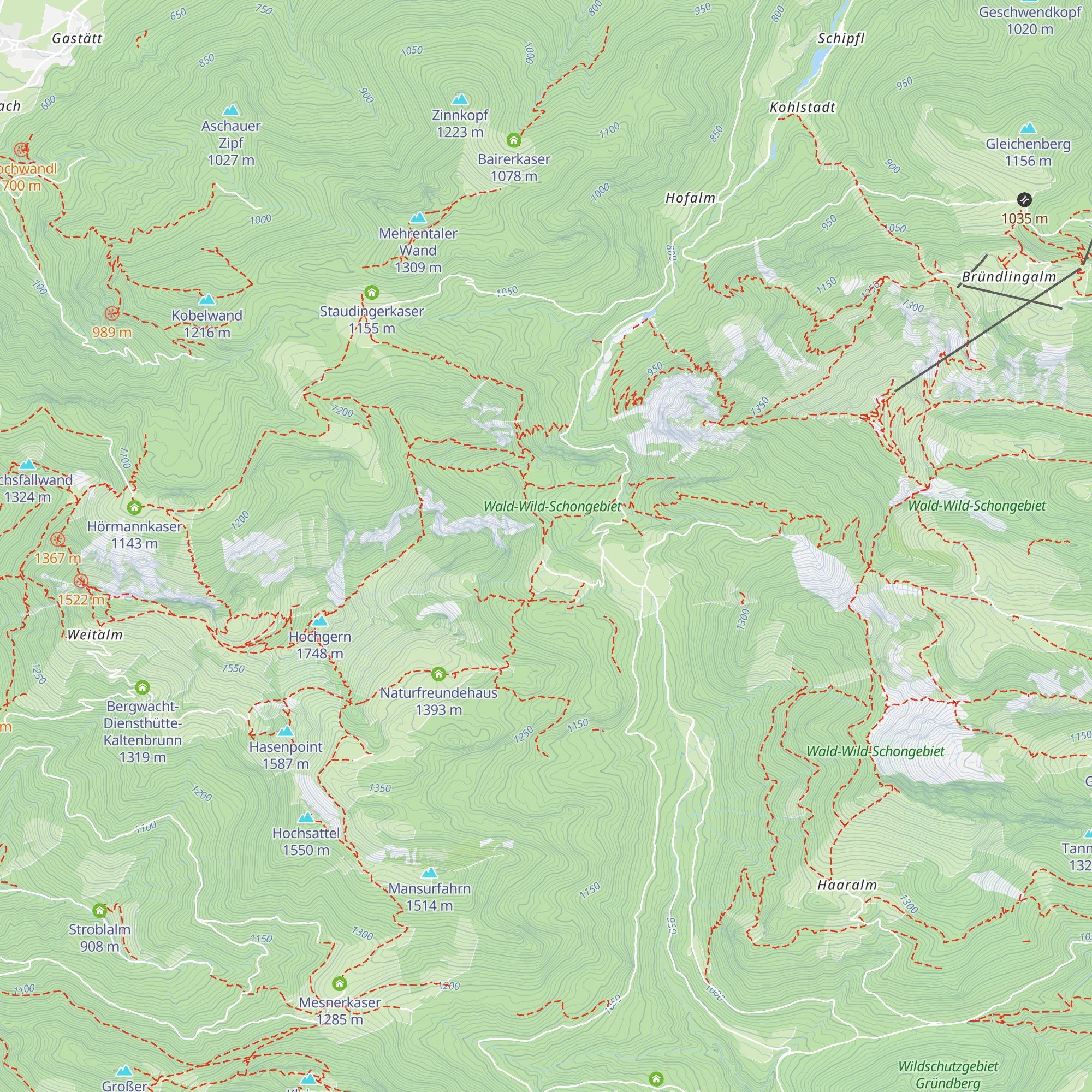 Hinteralm map