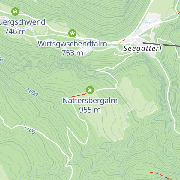 Map of Nattersbergalm