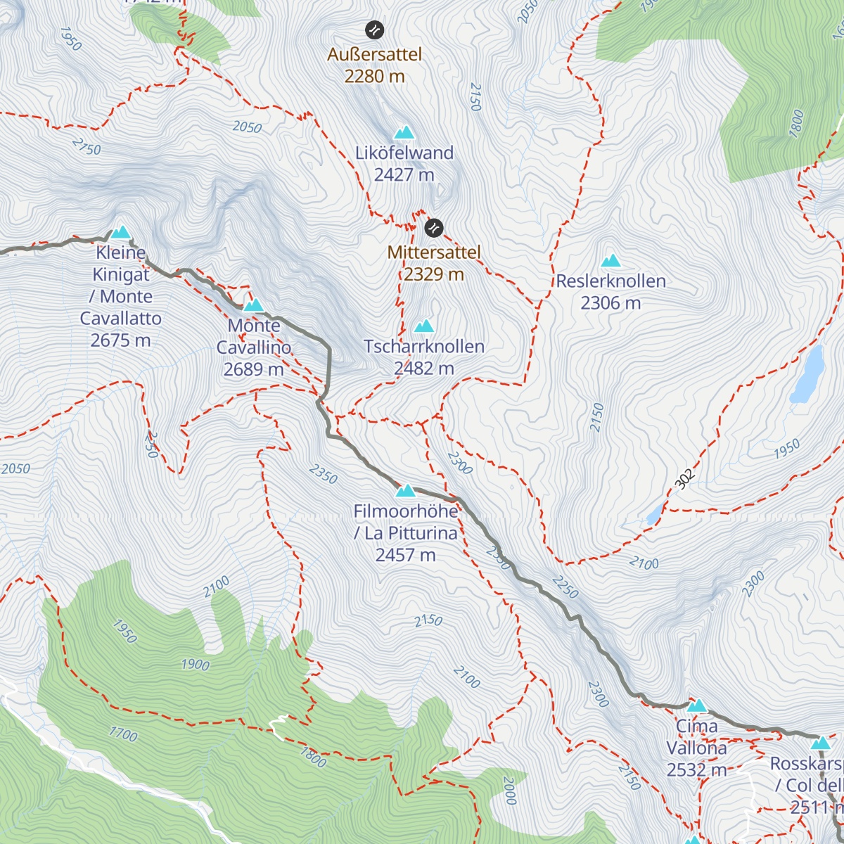 Filmoor-Standschützenhütte map