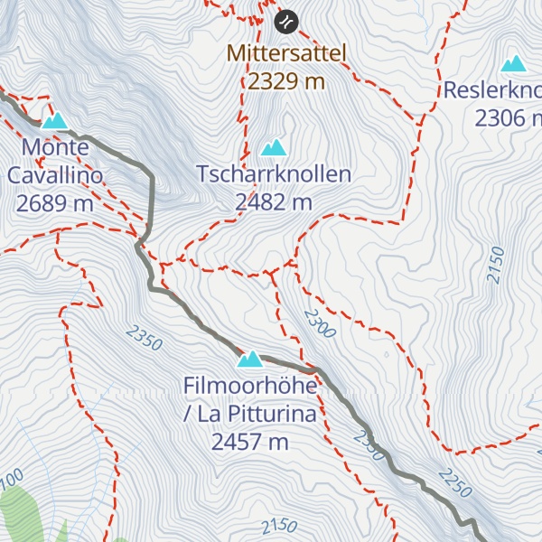 Map of Filmoor-Standschützenhütte