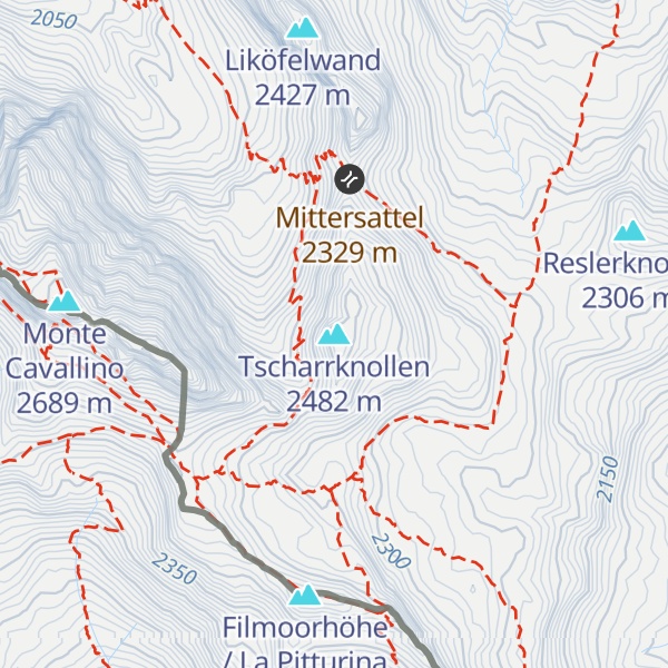 Map of Tscharrknollen