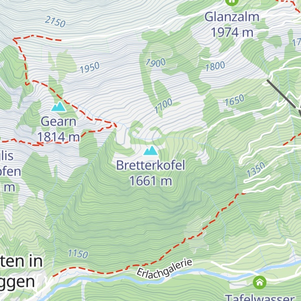 Map of Bretterkofel
