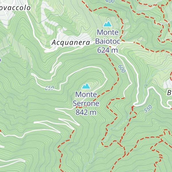 Map of Monte Serrone