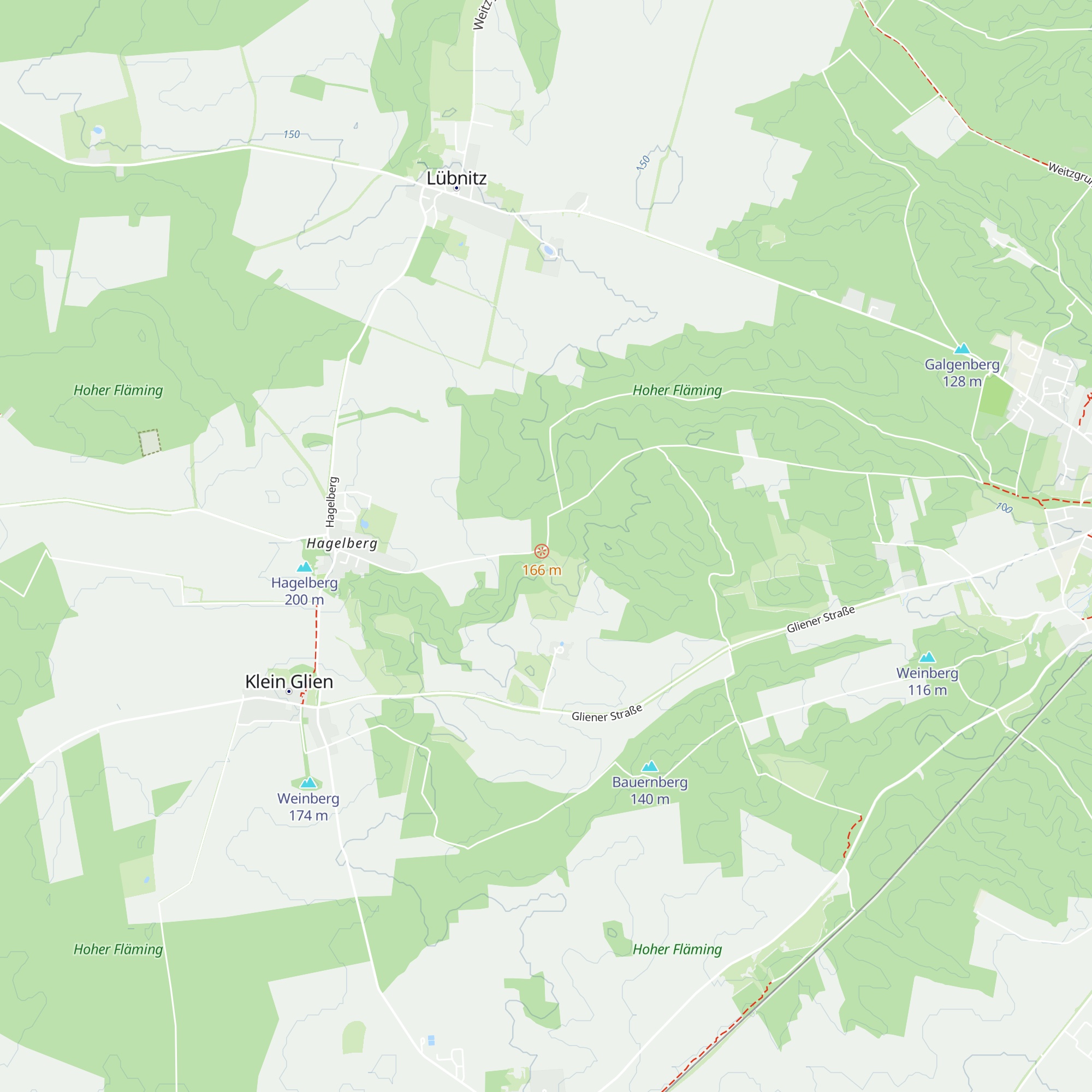 Schutzhütte Apfelberg map