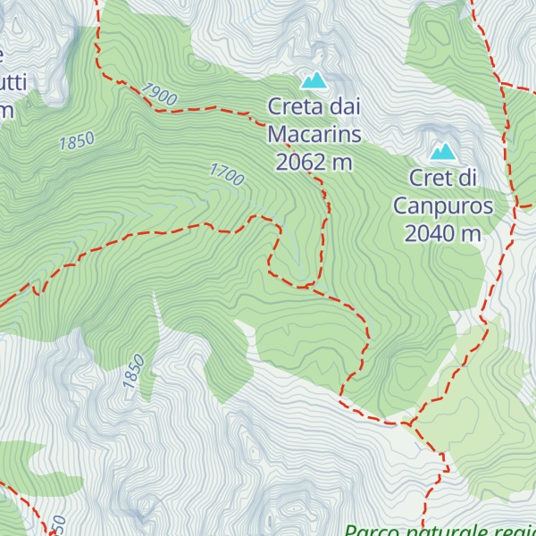 Map of Ricovero Casera Valbinon (Valmenon)