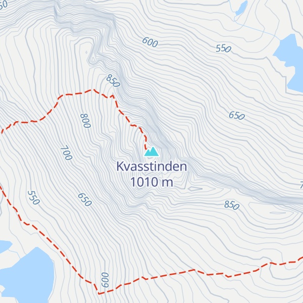 Map of Kvasstinden