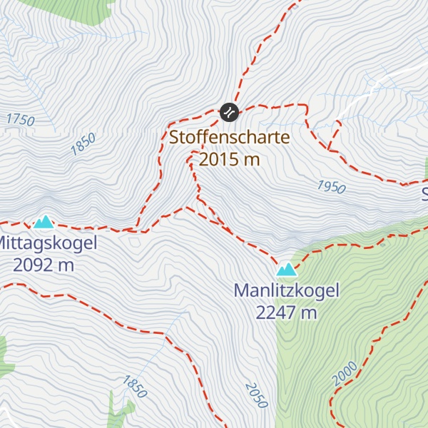 Map of Zehentner Stange