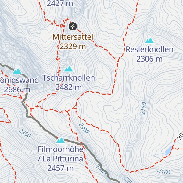 Map of Hirtenhütte Filmoor