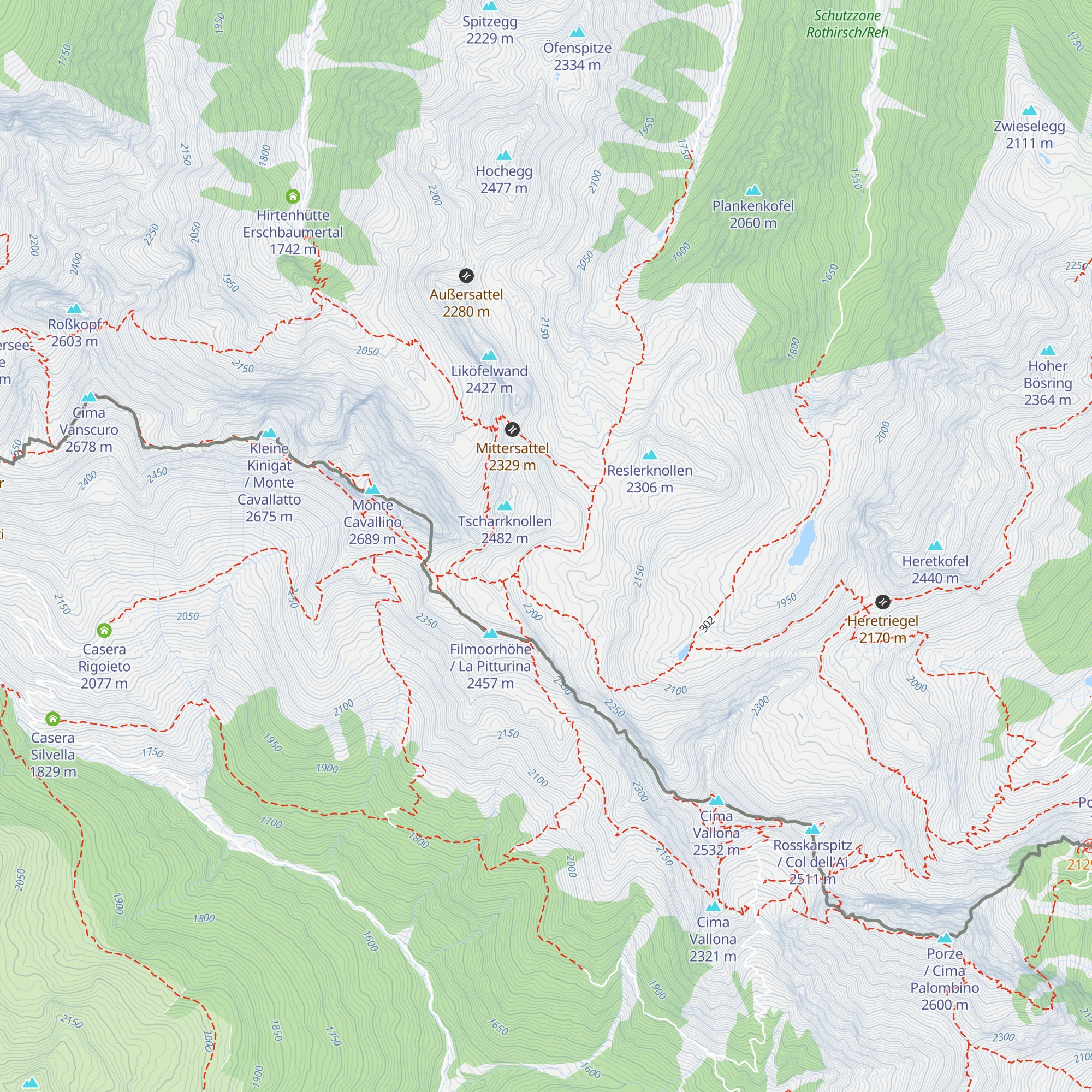 Hirtenhütte Filmoor map