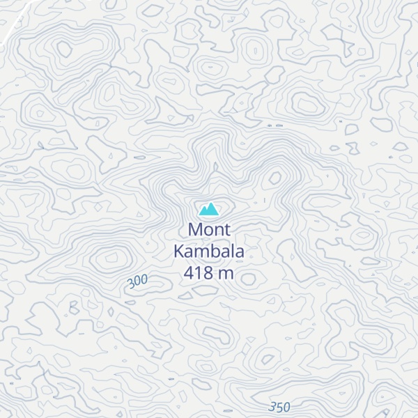Map of Mont Kambala