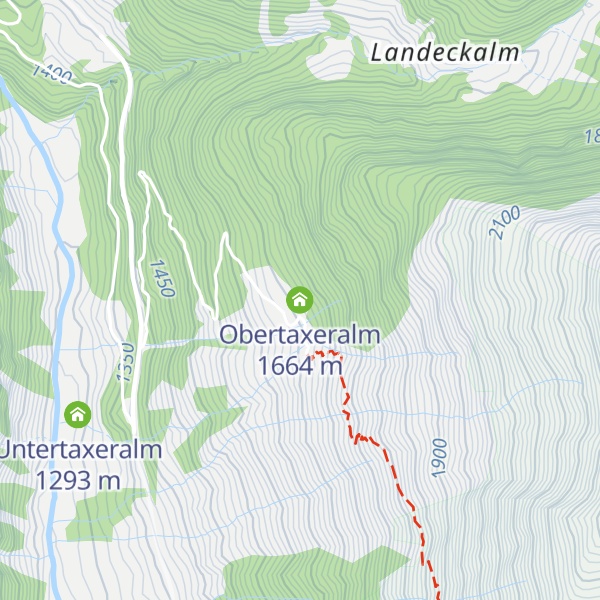 Map of Obertaxeralm