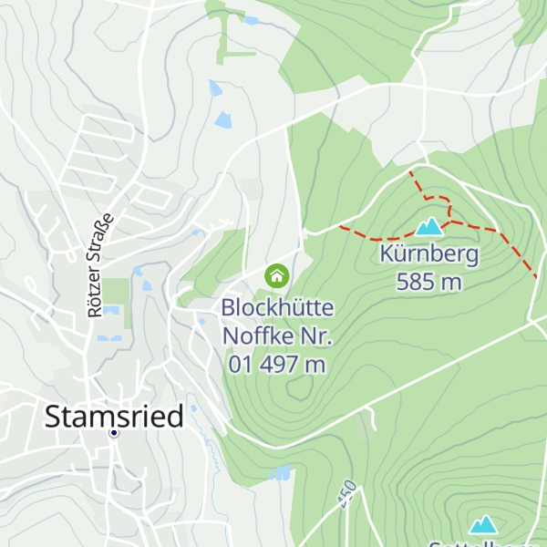 Map of Blockhütte Noffke Nr. 24