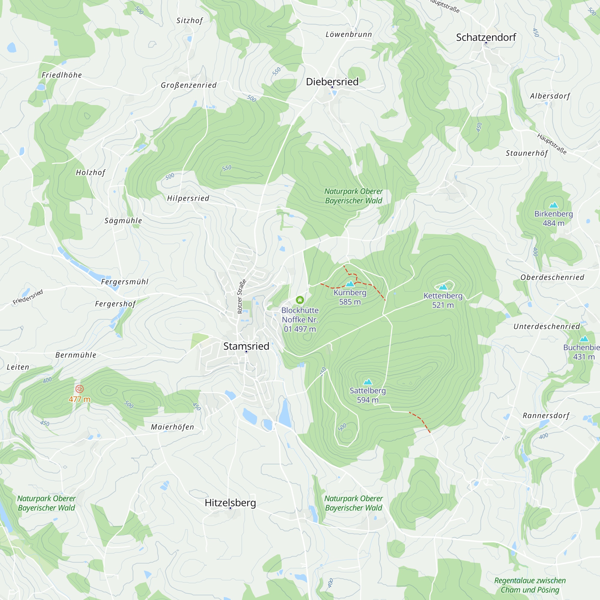 Blockhütte Noffke Nr. 01 map