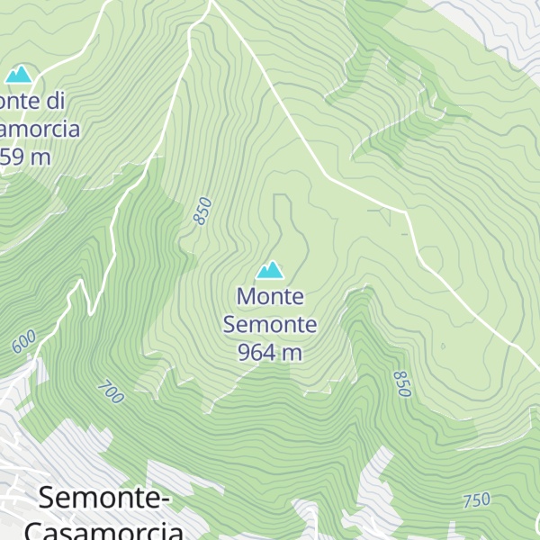 Map of Monte Semonte