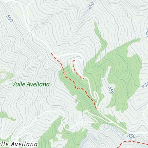 Map of Monte Osteriaccia