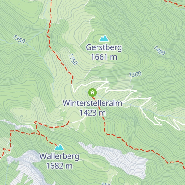 Map of Winterstelleralm