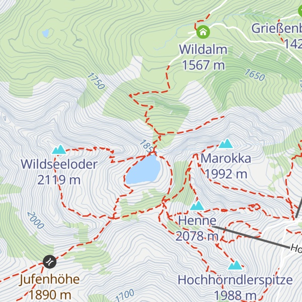 Map of Wildseeloderhaus
