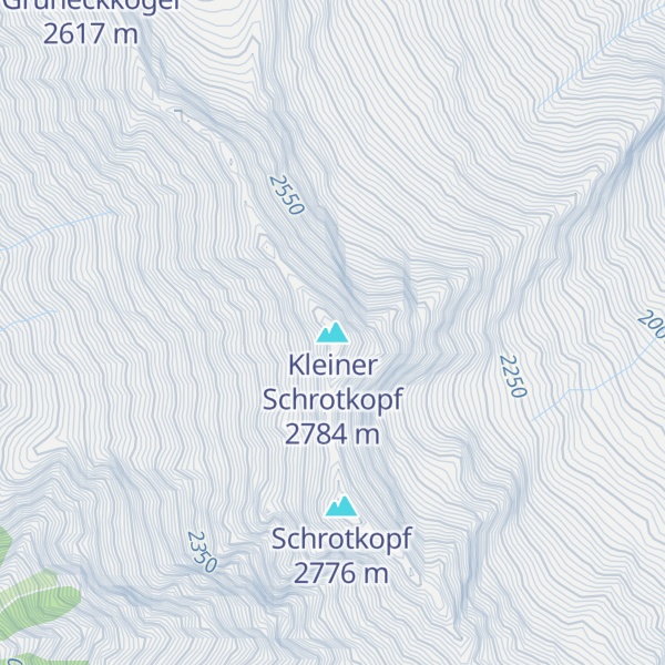 Map of Kleiner Schrotkopf