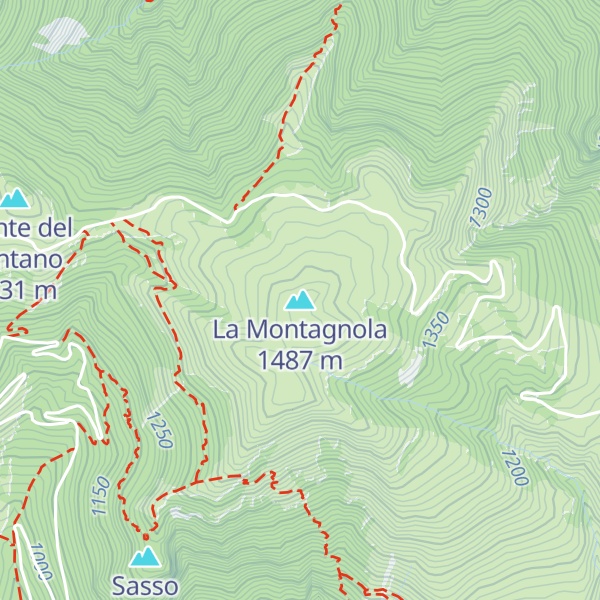 Map of La Montagnola