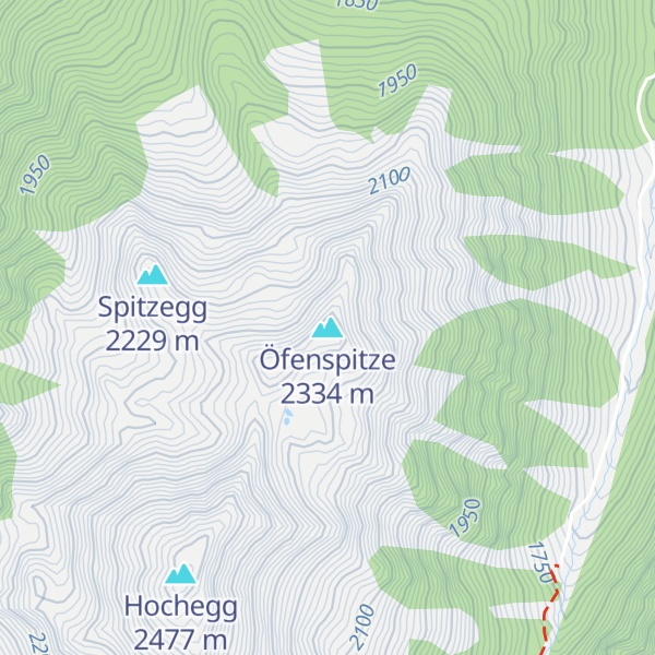 Map of Öfenspitze