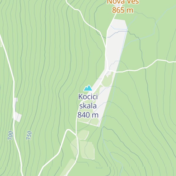 Map of Kocici skala