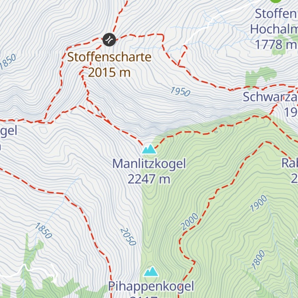 Map of Manlitzkogel